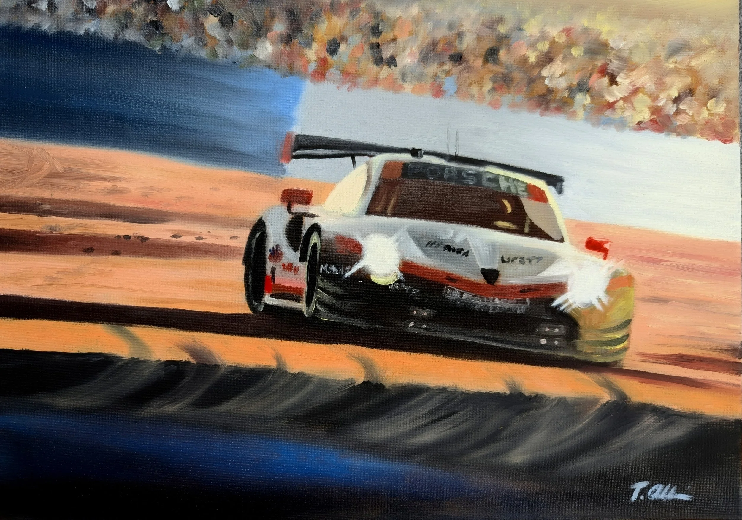 Oil+Painting+-+IMSA+Porsche+